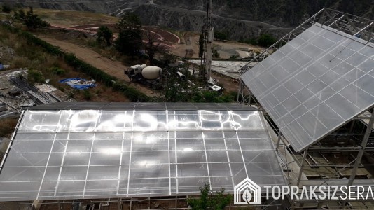 Artvin'de Özel Tasarım Sera Kurulumu